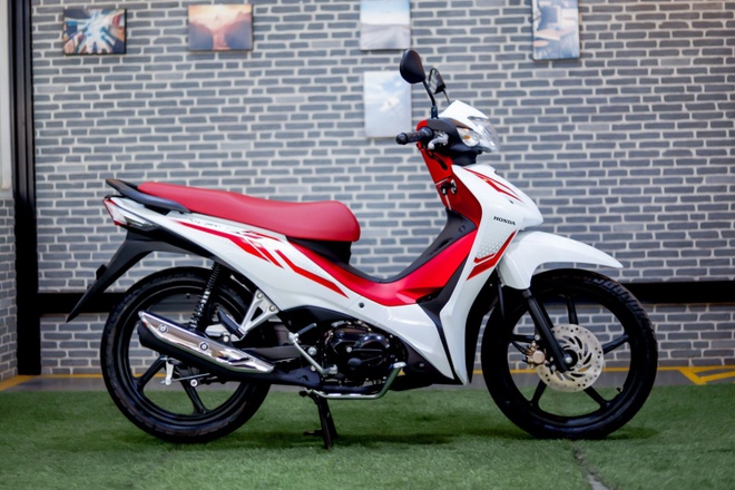 Wave 110i 2023 được bổ sung phối màu mới, tương tự Wave 125i. Ảnh: Ungkuiheng.