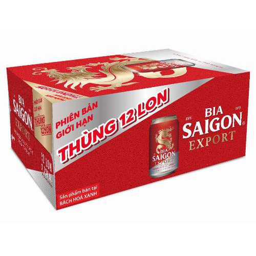 BIA LON SÀI GÒN EXPORT 12 330ml