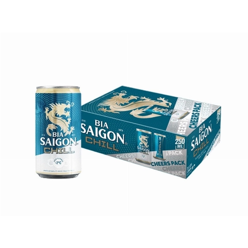 BIA LON SÀI GÒN CHILL 250ml