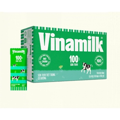 Sữa tươi tiệt trùng Vinamilk 180ml