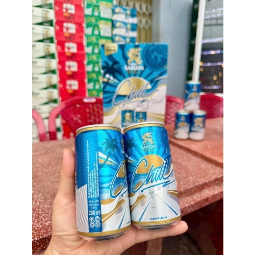 BIA LON SÀI GÒN CHILL 250ml