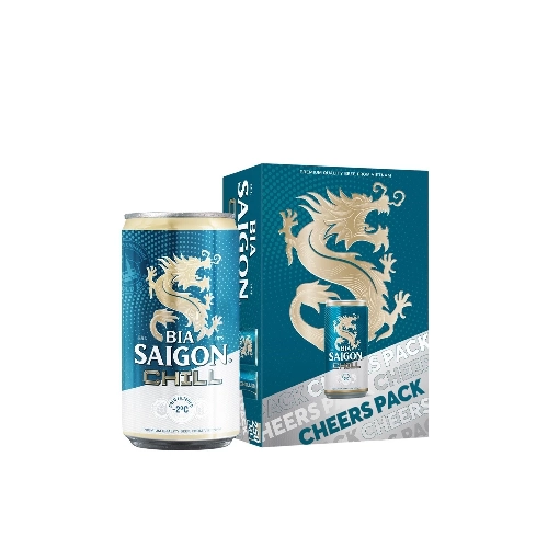 BIA LON SÀI GÒN CHILL 250ml