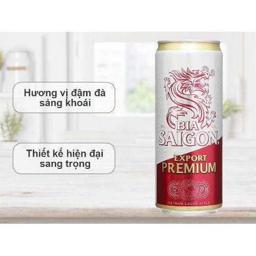 BIA LON SÀI GÒN EXPORT 330ml