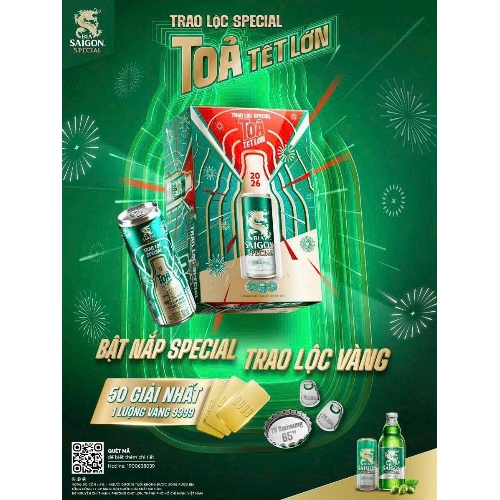 BIA LON SÀI GÒN SPECIAL 330ml