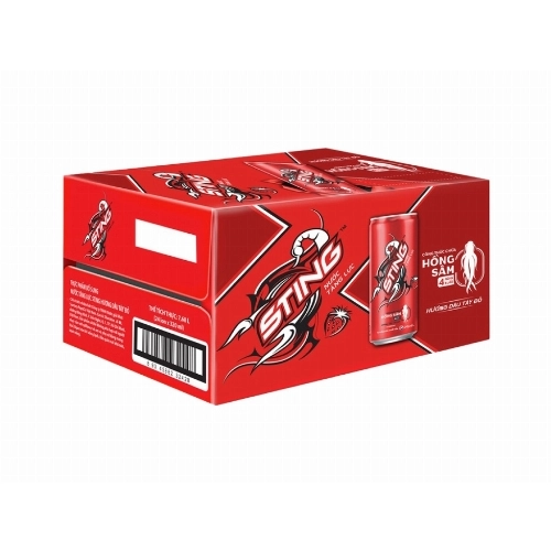 Nước tăng lực Sting hương dâu 320ml